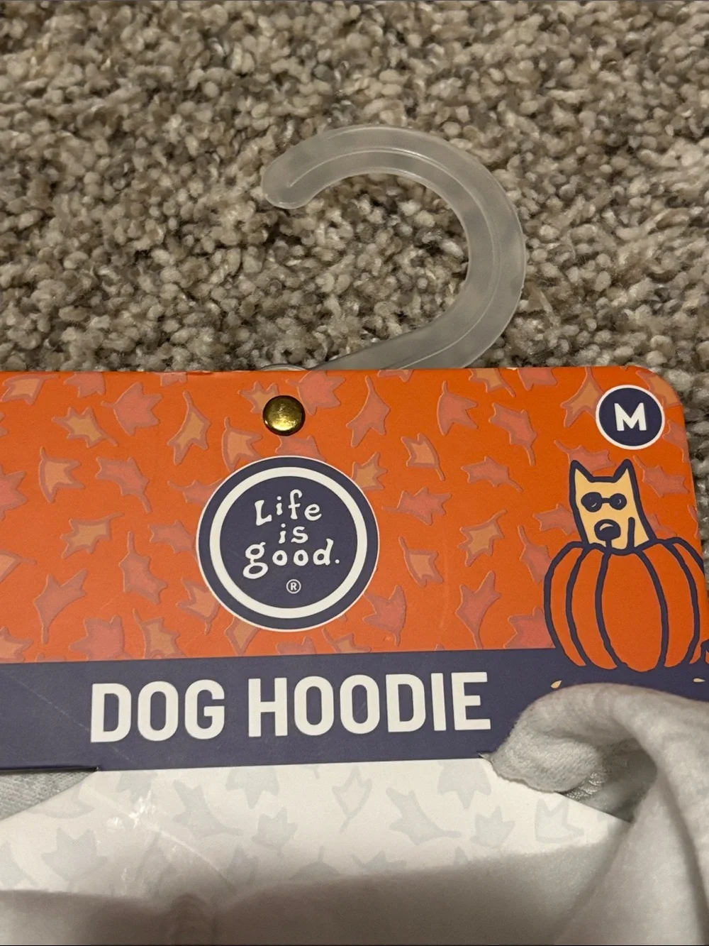NWT Life is Good Dog Hoodie Medium